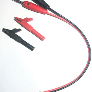 DC Female to Banana Plug (4mm) with Crocodile Clips